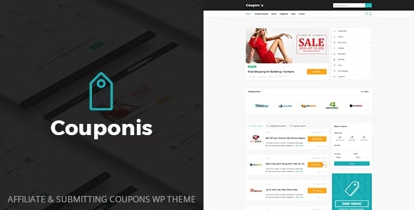 Couponis Theme – Affiliate & Submitting Coupons WordPress Theme