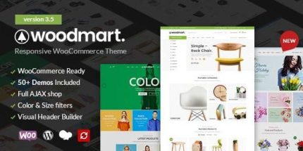 WoodMart – Responsive WooCommerce WordPress Theme