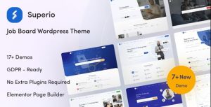 Superio 1.3.33 – Job Board WordPress Theme