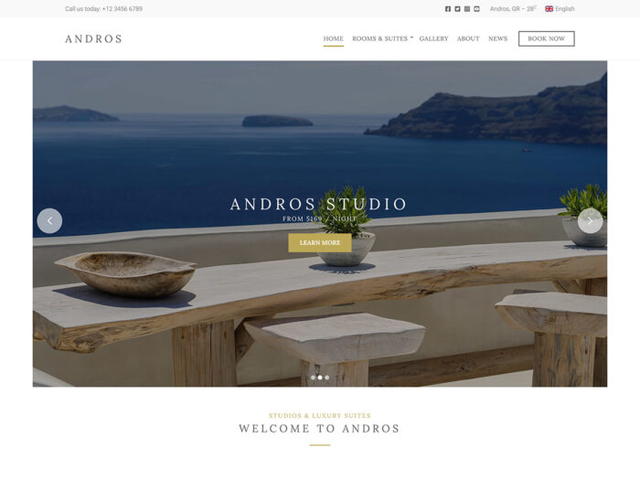 CSSIgniter - Andros WordPress Theme - Image 1
