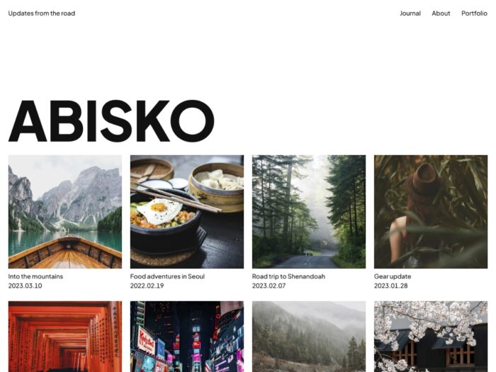 Anders Noren - Abisko WordPress Theme - Image 1