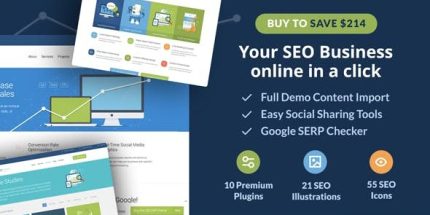 SEOWP – Online Marketing, SEO, Social Media Agency theme